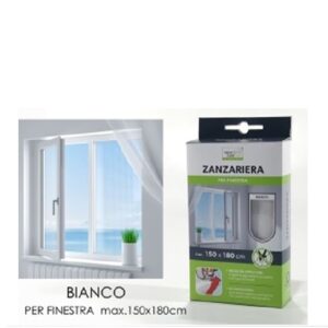 Zanzariera Velcro 150X180Cm Bianca