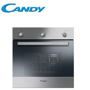 Candy Flg203/1X Forno A Gas Multifunzione Da Incasso 60 Litri Classe A+ Colore Inox