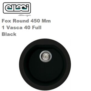 Fox Round 450 Mm 1 Vasca 40 Full Black