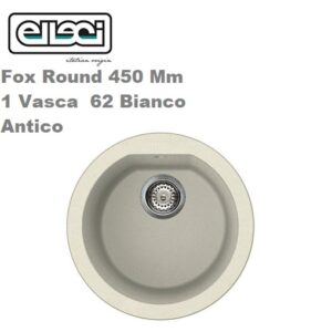 Fox Round 450 Mm 1 Vasca 62 Bianco Antico