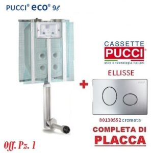 Cassetta Eco Incasso New M Con Placca Ellisse Cromo
 P-0552