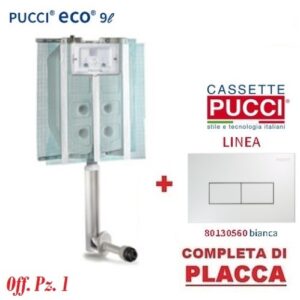 Cassetta Eco Incasso New M Con Placca Linea Bianca P-0560