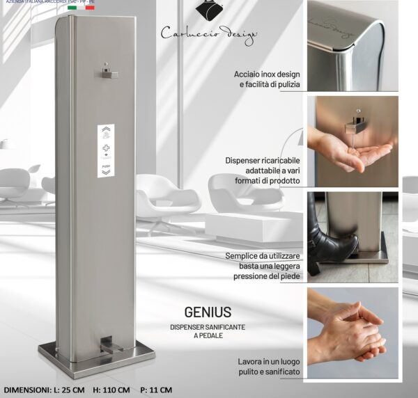 Dispenser Genius Sanificante  GNS20NX