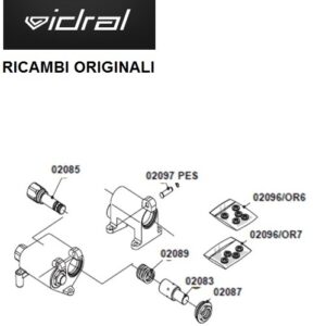 Valvola Tonda C /Cam. Teflon Conf. 5 Pz  02083