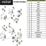 Pulsante Di Comando Per Articolo 02070-02072/90-0275/1  02093