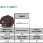 Regolatore Di Pressione Per Elettropompe Con Manometro  0789Presc2C00