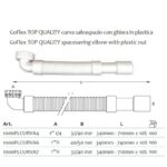 Goflex Top Quality Ghiera Plastica Salvaspazio 1"1/4X32/40  1000Plcurva4