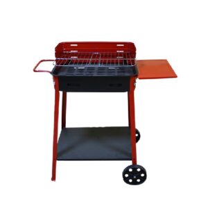 Barbecue a carbonella 30 X 45 con base/ruote e appoggio  1068