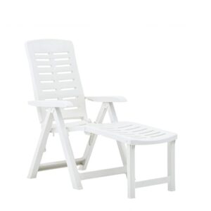 Sdraio Resina Pieghevole Arizona Bianca Multiposizioni C/P  189519