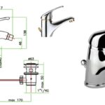Miscelatore Bidet Fiore King Cromo  39Cr3210