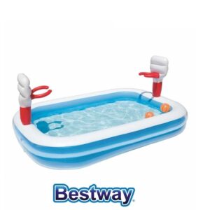 Piscina Family Basketball Cm. 251X168X102, Contiene 2 Palle Per Giocare  54122