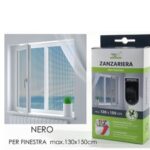 Zanzariera Velcro 130X150Cm Antracite  565107