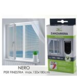 Zanzariera Velcro 150X180Cm Antracite  565109