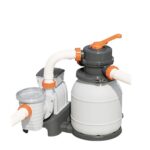 Filtro A Sabbia Flowclear Filtraggio Da 8.327 L/H, Valvola Di Controllo A 6
Posizioni, Tasto Di Spegnimento, Timer, Pressometro E Prefiltro  58499