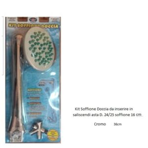 Kit Soffione Doccia Asta 24/25  59910