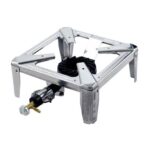 Fornello Cm 30X30X13 Con Telaio, Viteria E Regolatore Aria In Acciaio Inox Aisi 430. Bruciatore In Ghisa Kw 3,5. Omologato Ce.  650CE