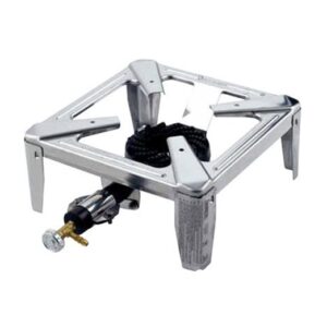 Fornello Cm 30X30X13 Con Telaio, Viteria E Regolatore Aria In Acciaio Inox Aisi 430. Bruciatore In Ghisa Kw 3,5. Omologato Ce.  650CE