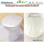 Copriwater Legno Conchiglia  689420