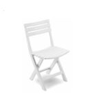 Sedia Resina Pieghevole Birki Bianca  8009271862739