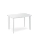 Tavolo Resina Faretto Bianco cm 102X68XH72  8009271908000