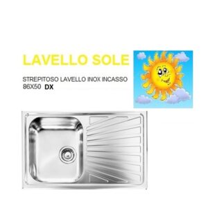 Lavello Inox 86X50 Dx  AI86501GSDX
