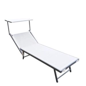 Lettino Rimini Bianco  BC807961BIAN