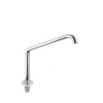 Canna Di Erogazione Girevole Completa H 260 L 350  Basetta Di Fissaggio Su Piano. Idral Cod. 09430 Formata Da Art. 09435+09500-350  Bem350I