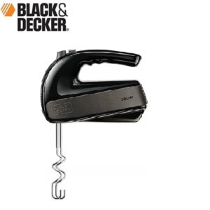 Sbattitore Elettrico Black & Decker A 5 Velocità Per Montare, 500 W, Acciaio Inox/Plastica, Nero  BXMX500E