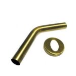 Canna 45°C/Rosone Cm.28 Bronzo  Ccr3047