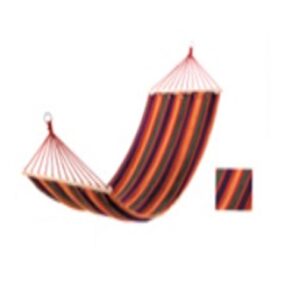 Amaca In Cotone Cm. 200X100  Asta Di Sostegno Cm. 80 ( Peso Max Kg. 130 )  CH-006