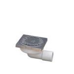 Chiusino Sif. Quadrato C/Scar.Lat. Ribassato In Pp Bianco Con Griglia Pp Cromata  Chrlqcro