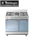Cucina 90 X 60 Inox 4 Fuochi Gas + 2 P.El. Forno El. Multif. 6 F. Cl. A 
Vano Portabombola 15 Kg Accensione Sotto Manopola Termocoppia Griglie Smaltate Coperchio In Cristallo 
Taratura: Gas Gpl Kit Gas Naturale: In Dotazione Grill Elettrico Volume Forno 59 L  D923Xs