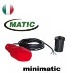 Galleggiante Minimatic C 10A+Contr. +5Mt Cavo Pvc 0,5 Hp  GEI510A
