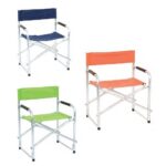Sedia Regista Colori Assortiti Blu Verde Arangio  Hu-117