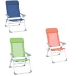 Sdraio Reclinabile 5 Posizioni Blu Arancioe Verde  Hu-123