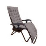 Sdraio Reclinabile "Padding Virtus" Grigio Scuro  Hu-152