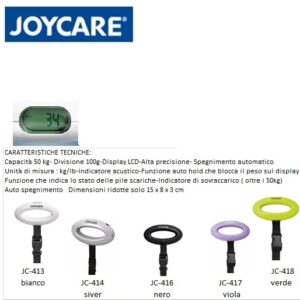 Bilancia Pesa Bagagli Nero  JC-416