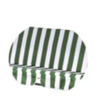 Cuscino Di Ricambio X Dondolo Verde E Bianco  Jn-002