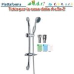 Saliscendi Asta Ellittica  Con Portasapone E Doccetta  Kandy