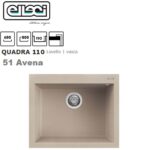 Quadra 110 Standard 610X500 Mm 1 Vasca 51 Avena  LGQ11051