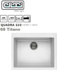 Quadra 110 Standard 610X500 Mm 1 Vasca 68 Titano  LGQ11068