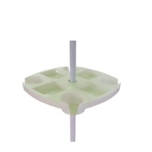 Tavolino In Plastica Portaoggetti X Ombrellone Palo Diam. 32  LL-001