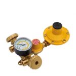 Minicentralina Per 2 Bombole Modello Y + Reg Bp 10Kg Con Manometro E Riduttori Di 1° E 2° Stadio (Completa Di Staffa E Tasselli) Con Membrana In Viton + Fless Ch25-Ch25  MC230214F