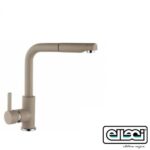 Miscelatore Cucina Con Doccetta Estraibile Rubinetto Monocomando Materiale Granitek Colore 51 Avena  Mgkc0251