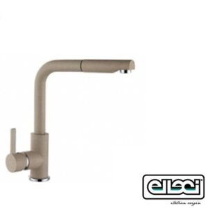 Miscelatore Cucina Con Doccetta Estraibile Rubinetto Monocomando Materiale Granitek Colore 51 Avena  MGKC0251