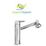 Rubinetto Da Bagno Con Doccetta Miscelatore Monocomando Cromato Lavello 1801  Model1801