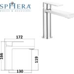 Miscelatore Lavabo Composto Da:
Piletta Click Clack 1" 1/4 Con Troppo Pieno
Flessibili 3/8" F
Kit Di Fissaggio  Mxlamc18Ccr