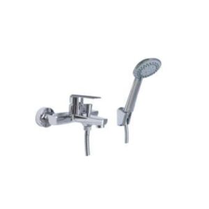 Miscelatore vasca completo di kit doccia,
flessibile, supporto e doccia multi getto  MXVAMCHHCCR