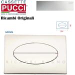 Placca Sara New Cr/Satinata 280X180  P-0629