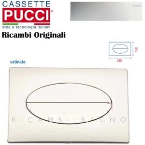 Placca Sara New Cr/Satinata 280X180  P-0629